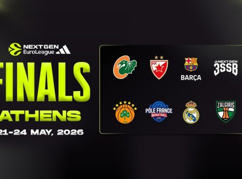 Adidas NextGen Euroleague Finals: Οι όμιλοι και το πρόγραμμα των αγώνων στην Αθήνα