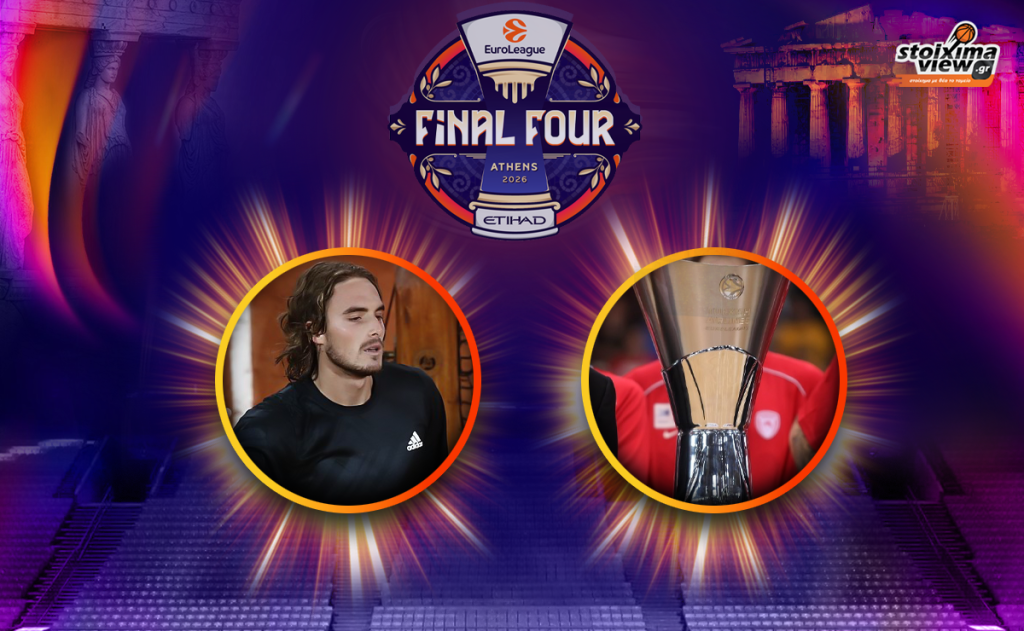 Final Four 2026: Ολυμπιακός και… Τσιτσιπάς σε μια απόδοση «φωτιά»