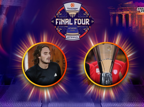 Final Four 2026: Ολυμπιακός και… Τσιτσιπάς σε μια απόδοση «φωτιά»