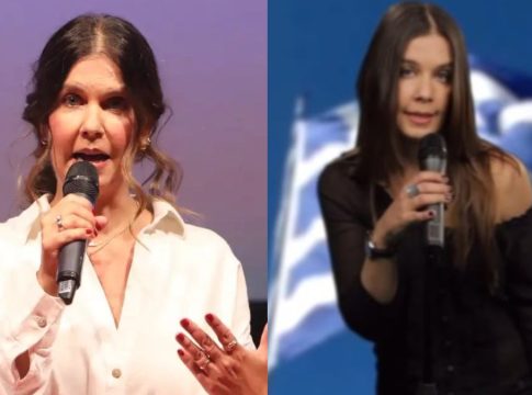 Η Κατερίνα Μουτσάτσου στο κόμμα Καρυστιανού: Το viral βίντεό της που έπαιξε στην παρουσιάση