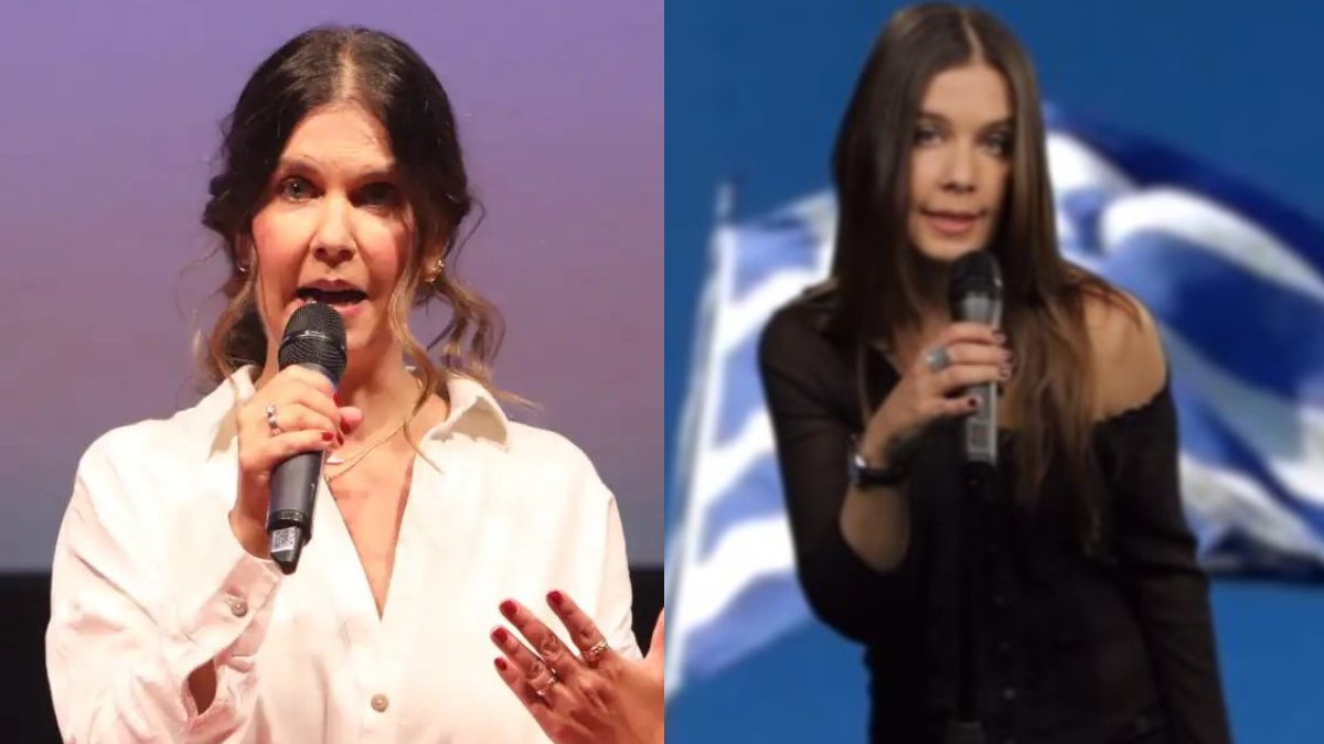 Η Κατερίνα Μουτσάτσου στο κόμμα Καρυστιανού: Το viral βίντεό της που έπαιξε στην παρουσιάση