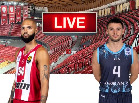 LIVE: Ολυμπιακός – Κολοσσός Ρόδου