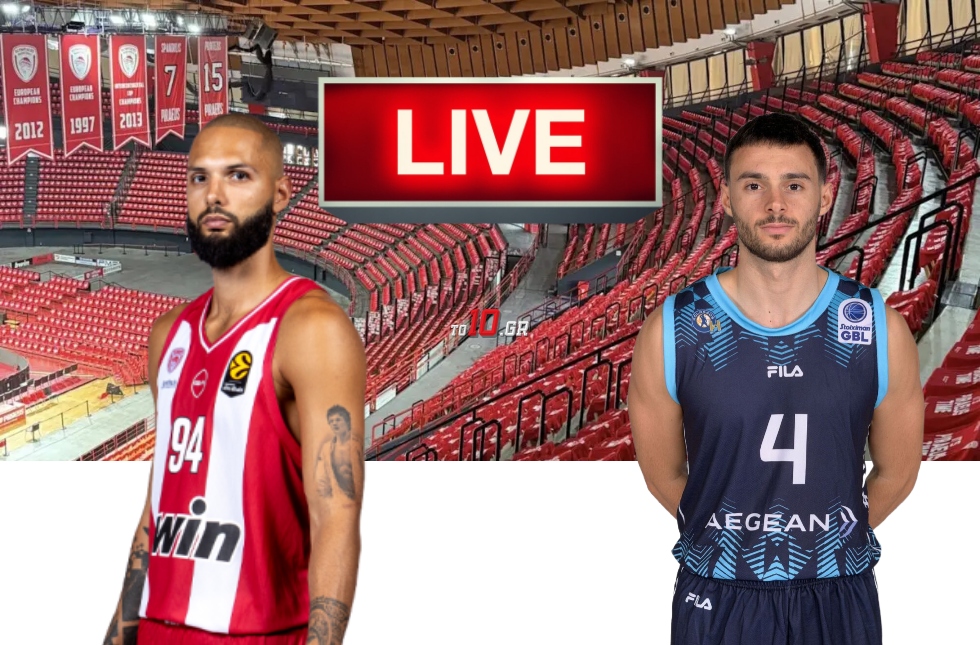 LIVE: Ολυμπιακός – Κολοσσός Ρόδου