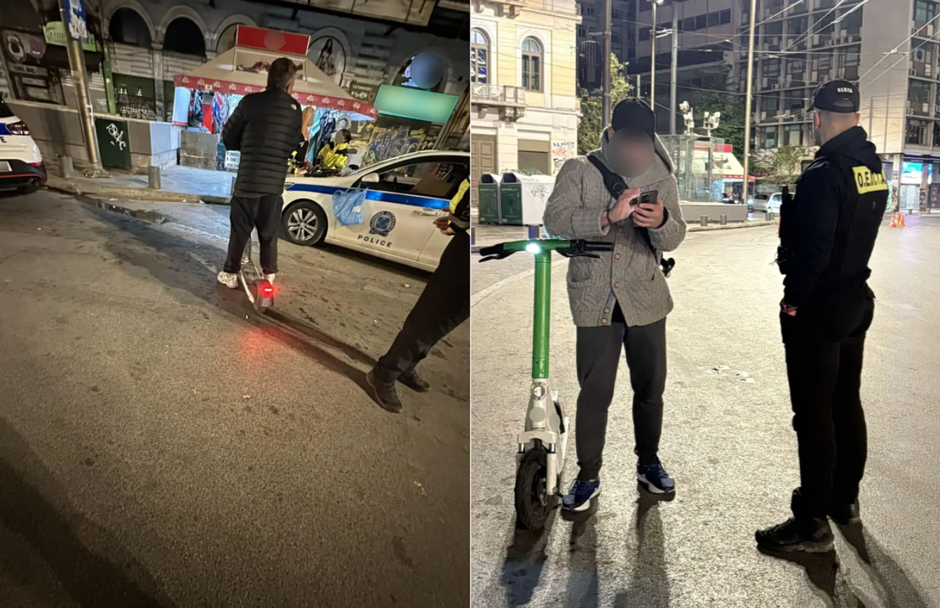 Σαρωτικοί έλεγχοι στα ηλεκτρικά πατίνια: Ένας στους τρεις οδηγά χωρίς κράνος