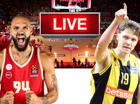 LIVE: Oλυμπιακός – ΑΕΚ