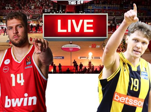 LIVE: Oλυμπιακός – ΑΕΚ