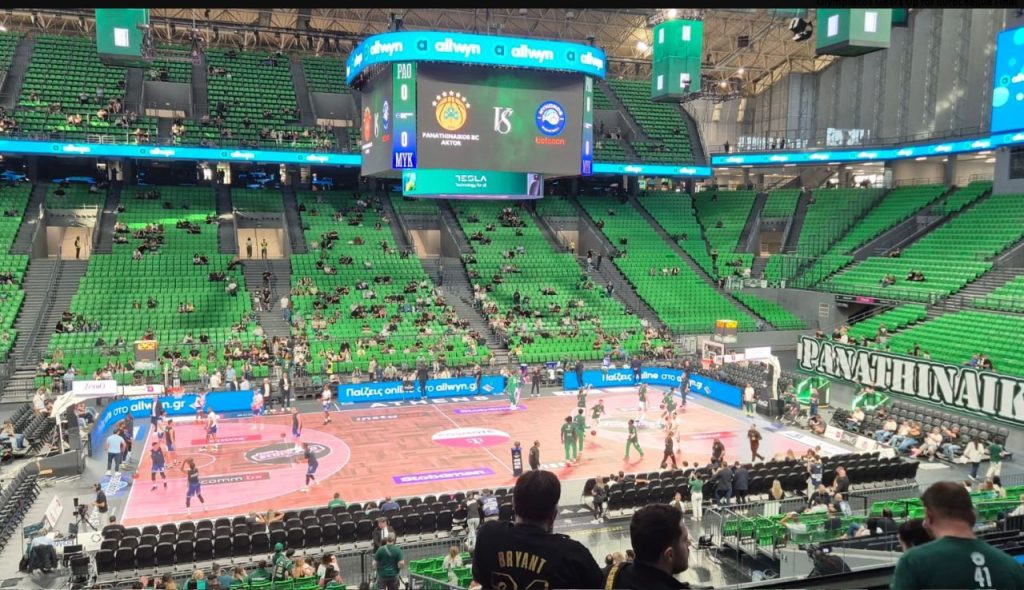 Παναθηναϊκός – Μύκονος Betsson: Άδειο το Telecom Center Athens (pics)