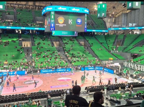 Παναθηναϊκός – Μύκονος Betsson: Άδειο το Telecom Center Athens (pics)