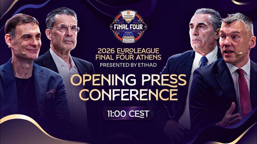 Live streaming η συνέντευξη Τύπου του Final Four 2026