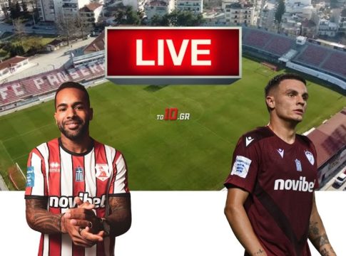 LIVE: Πανσερραϊκός – ΑΕΛ Novibet