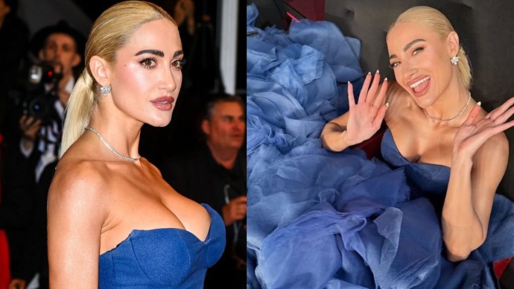 Ιωάννα Τούνη και Ντέμι Μουρ με το ίδιο royal blue στις Κάννες: Σύμπτωση ή αντιγραφή