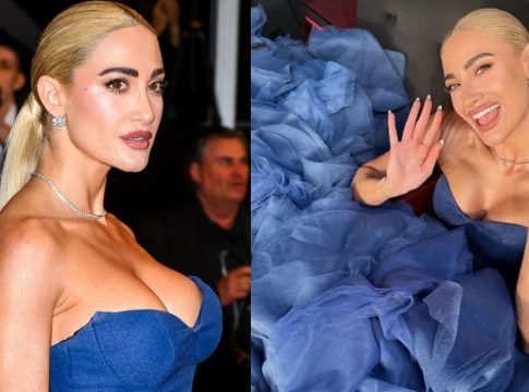 Ιωάννα Τούνη και Ντέμι Μουρ με το ίδιο royal blue στις Κάννες: Σύμπτωση ή αντιγραφή