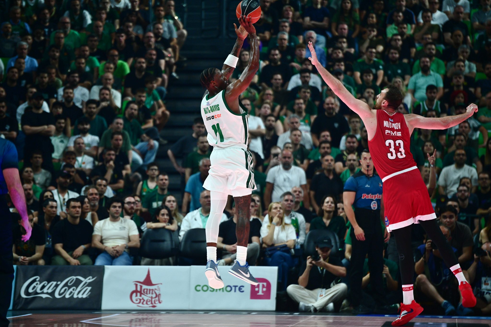Παναθηναϊκός – Ολυμπιακός 68-58: Έκαναν το 1-1 στη σειρά οι «πράσινοι» (vid)