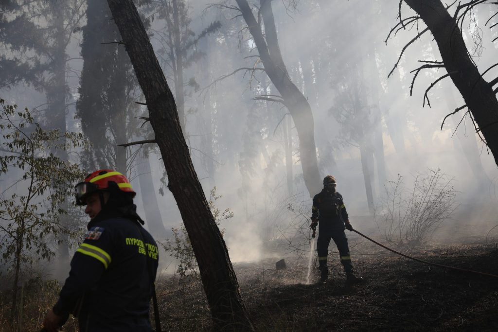 Βρέθηκε σορός στη φωτιά στο Δερβένι Θεσσαλονίκης – «Βροχή» τα 112 και εκκένωση οικισμού