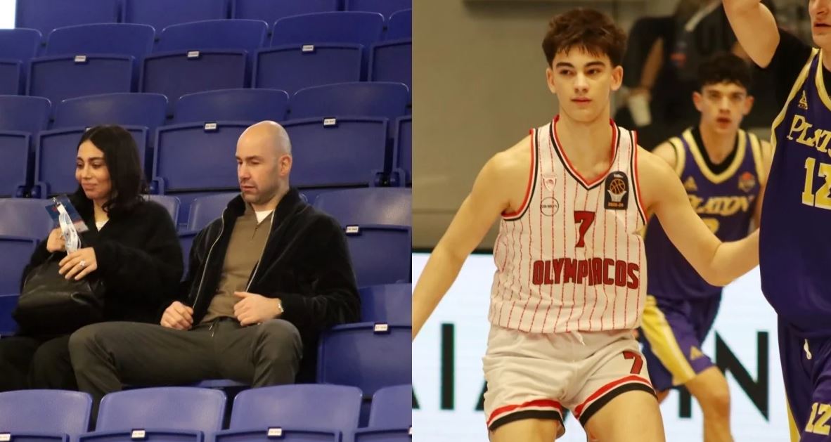 Στα βήματα του πατέρα του: Ο Θανάσης Σπανούλης πρωταγωνιστεί με τη φανέλα του Ολυμπιακού (vids)