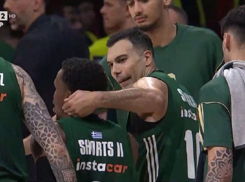 Ολυμπιακός – Παναθηναϊκός: Το buzzer beater του Τι Τζέι Σορτς στο φινάλε του ημιχρόνου (vid)