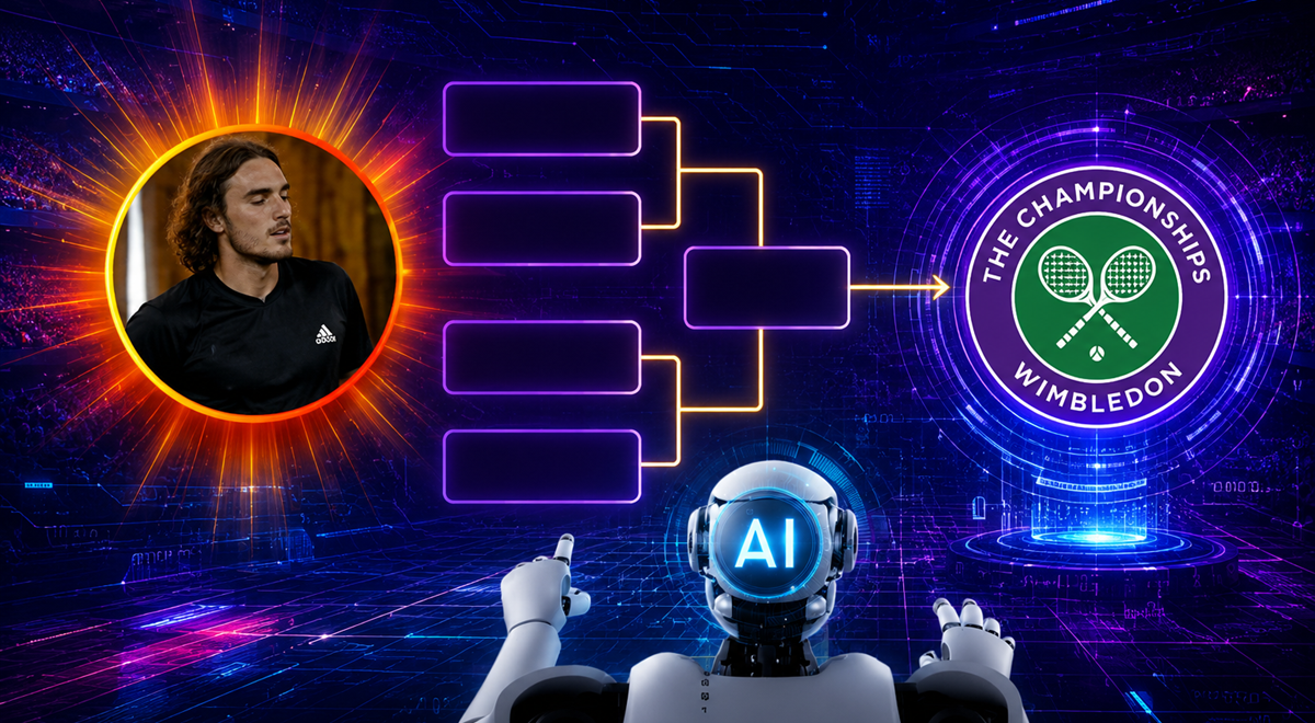Το AI προβλέπει: Αυτή θα είναι η πορεία του Τσιτσιπά στο Wimbledon