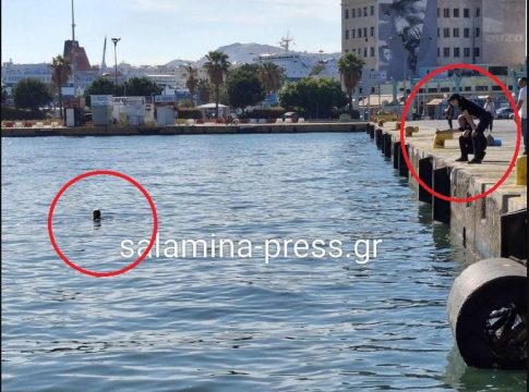 Αναστάτωση στο λιμάνι του Πειραιά – Γυναίκα βούτηξε και κολυμπούσε «αμέριμνη» προκαλώντας καθυστερήσεις