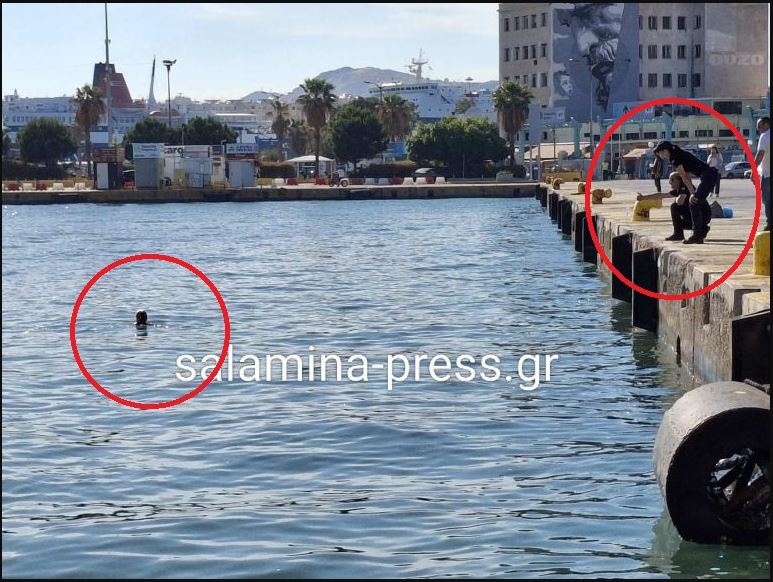 Αναστάτωση στο λιμάνι του Πειραιά – Γυναίκα βούτηξε και κολυμπούσε «αμέριμνη» προκαλώντας καθυστερήσεις