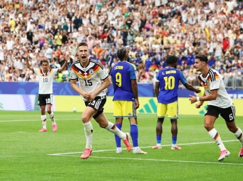 Κεφαλιά Σλότερμπεκ, πέναλτι Χάβερτς και 3-1 η Γερμανία – Όλα τα γκολ (vids)