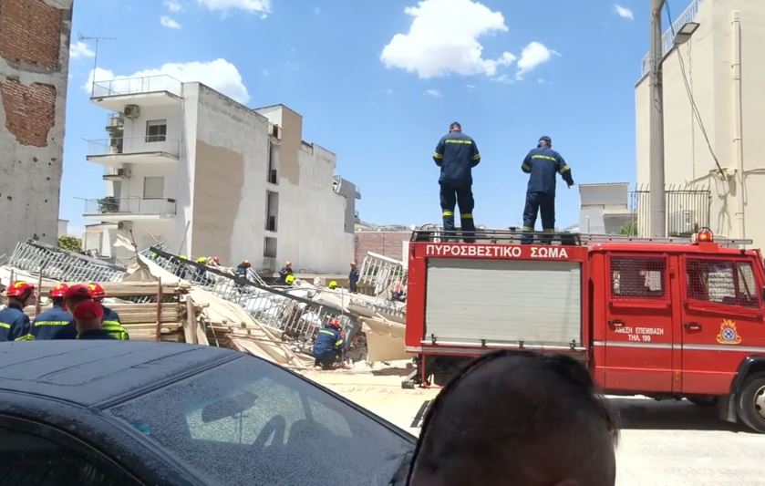 Πετράλωνα: Κατάρρευση πολυκατοικίας στην οδό Αλκμήνης
