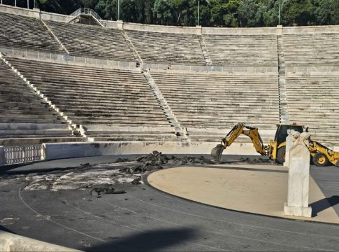 Mε χορηγία του Βαγγέλη Μαρινάκη ξεκίνησαν τα έργα αναβάθμισης στο Καλλιμάρμαρο Στάδιο (pics)