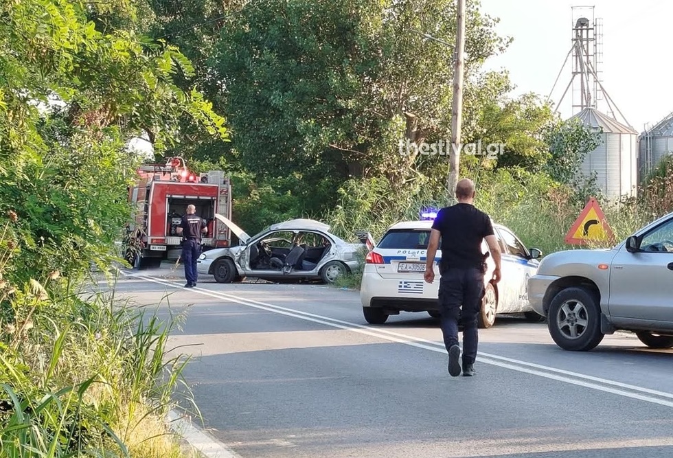 Τραγωδία στη Θεσσαλονίκη: Νεκρός 42χρονος σε τροχαίο με μετωπική σύγκρουση δύο ΙΧ
