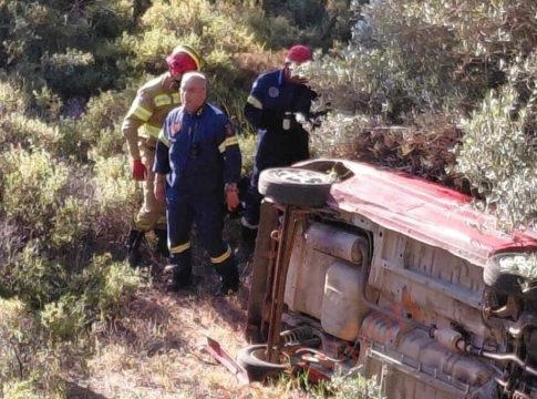 Ρόδος: Θανατηφόρο τροχαίο στην περιοχή της Κρητηνίας – Αυτοκίνητο έπεσε στον γκρεμό