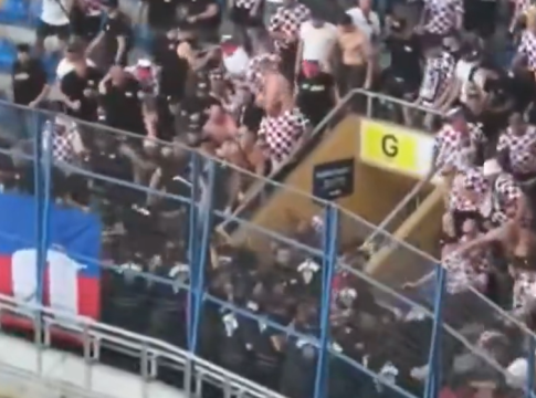 Σοβαρά επεισόδια ανάμεσα σε οπαδούς και αστυνομία στο Φενέρμπαχτσε – Γκόρνικ Ζάμπρζε (vid)