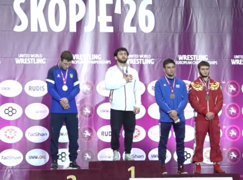 Χάλκινο μετάλλιο ο Κολιτσόπουλος στο Ευρωπαϊκό πρωτάθλημα Πάλης U20!