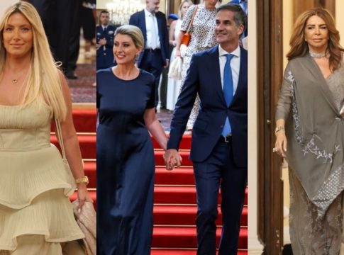 Τα βλέμματα στις κυρίες: Αυτές είναι οι γυναίκες που έκλεψαν τις εντυπώσεις στο Προεδρικό Μέγαρο – Δεν εντυπωσίασαν όλες