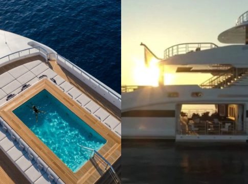 «Έσκασε» στην Ψαρού χλιδάτο γιοτ των 220.000.000 ευρώ – Σε ποιον ανήκει (vid)