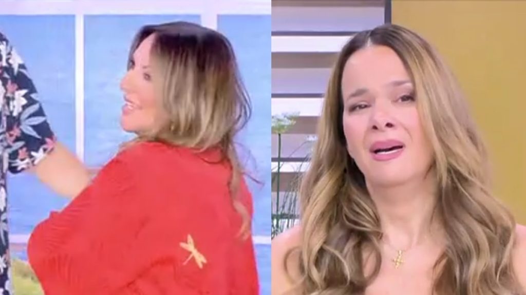 Συγκίνηση στο φινάλε της Ναταλίας Γερμανού: Αποχώρησε από την εκπομπή και σπάραξε στην αγκαλιά της (vid)