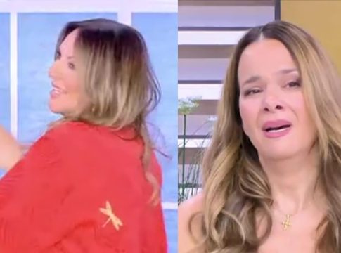 Συγκίνηση στο φινάλε της Ναταλίας Γερμανού: Αποχώρησε από την εκπομπή και σπάραξε στην αγκαλιά της (vid)