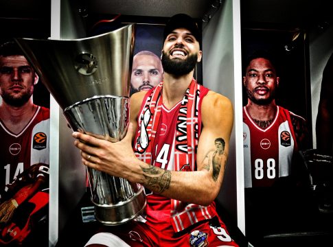 Ο Φουρνιέ σχολίασε το στιγμιότυπο από το Final Four του 2022 με τον κόσμο του Ολυμπιακού (pic)