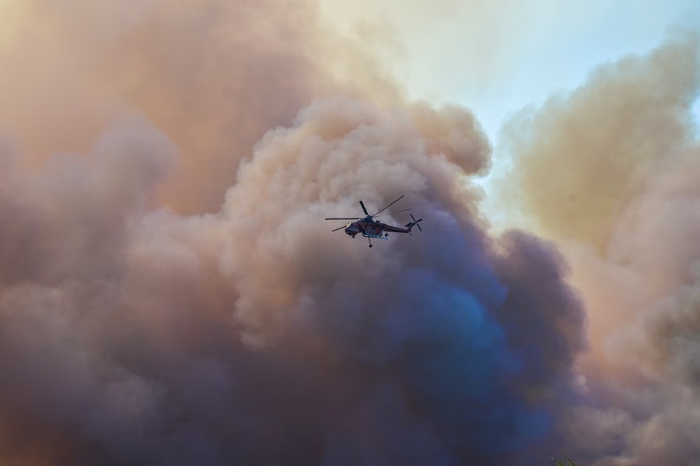 AtmoHub: Ποιες περιοχές επηρεάζονται από τις πυρκαγιές σε Πόρτο Γερμενό, Βοιωτία, Φωκίδα και Αιγιάλεια
