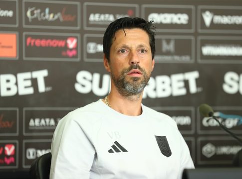 Μπρούνο: «Φαβορί ο ΠΑΟΚ γιατί έχει έμπειρους και ταλαντούχους παίκτες»