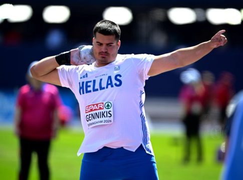 Ευρωπαϊκό Στίβου 2026: Εκτός τελικού οι Γεννίκης, Μουζενίδης και Μαχαίρας στη σφαιροβολία