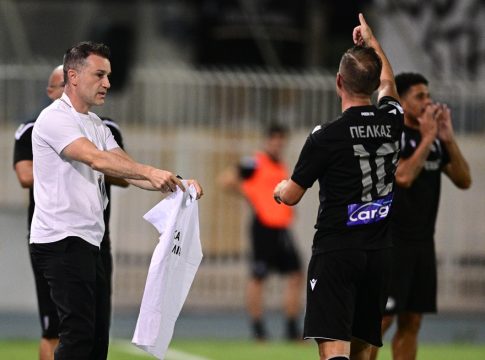Όμορφη κίνηση από τον Πέλκα: Σκόραρε και αφιέρωσε το γκολ στον Κωνσταντέλια (pic)