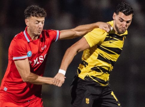 Νάπολι – Άρης 6-2: Διαφορά κλάσης οι Ιταλοί, κρατάει το πρώτο ημίχρονο και τον «διπλό» Ράτσιτς