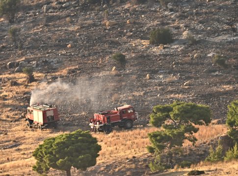 Φωτιά στην Aγία Μαρίνα Ηλείας: Επιχειρούν εναέρια μέσα