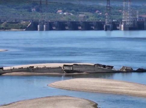 Η ξηρασία στον Δούναβη φέρνει στο φως πολεμικά πλοία του Β´ Παγκοσμίου Πολέμου