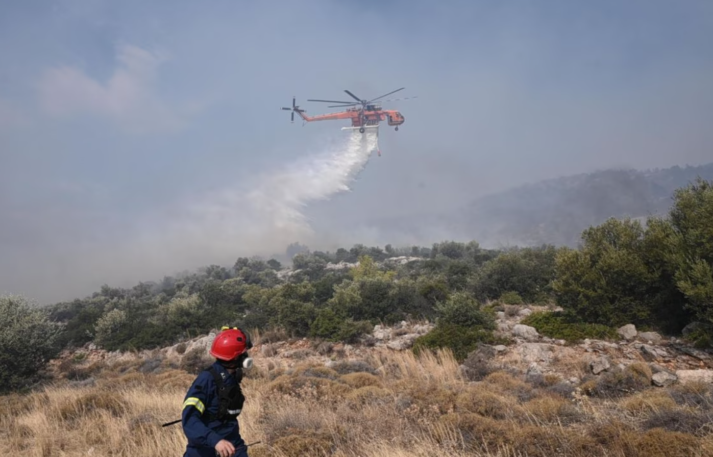 Υψηλός κίνδυνος πυρκαγιάς σήμερα – Οι περιοχές που βρίσκονται σε «κίτρινο» συναγερμό