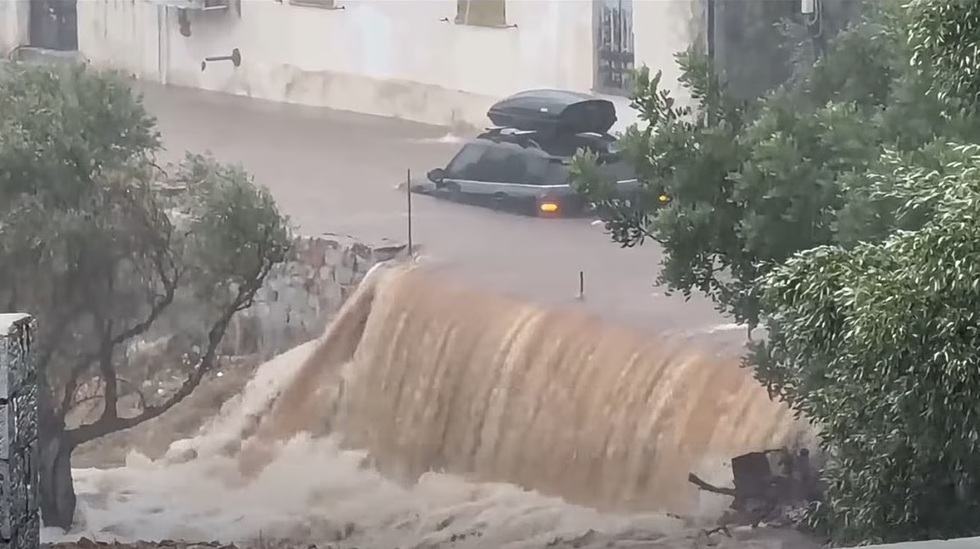 Μάνη: Σχεδόν 140 τόνοι νερού ανά στρέμμα έπεσαν στην ευρύτερη περιοχή μέσα σε δύο ώρες