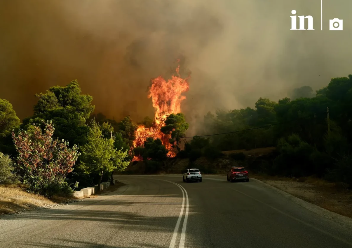 Πόρτο Γερμενό: Σοκαριστικές εικόνες από το πύρινο μέτωπο