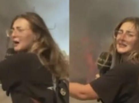 «Κώστα, τρέχα»: Η στιγμή που τηλεοπτικό συνεργείο περικυκλώνεται από φλόγες στη Σαλαμίνα (vid)