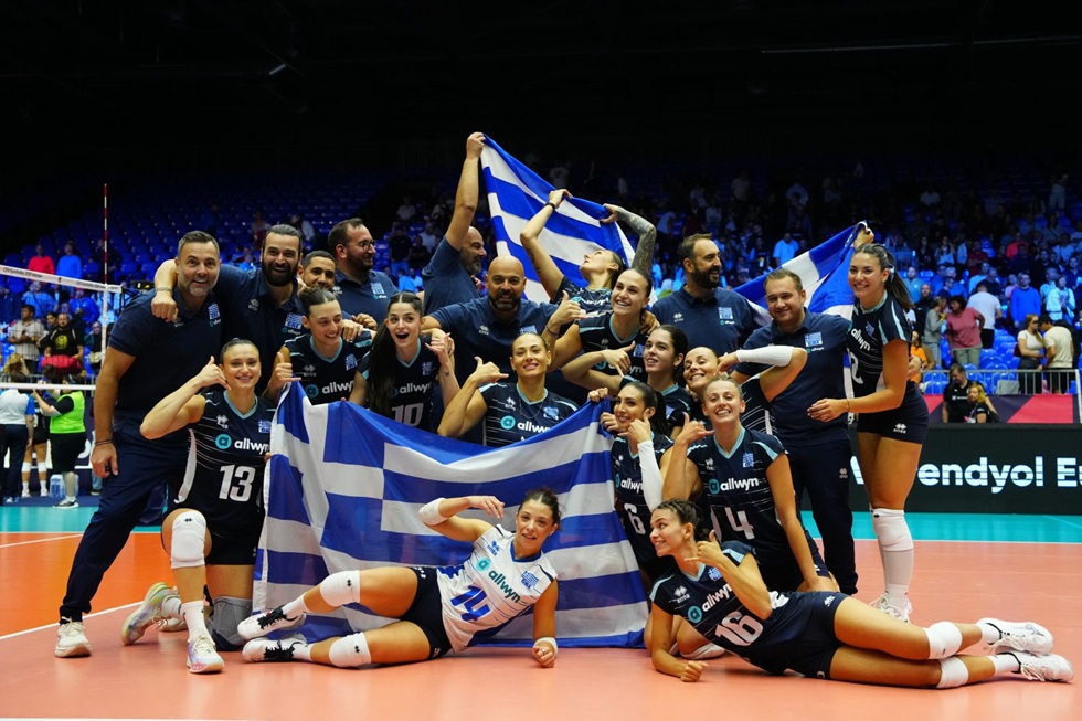 Ελλάδα – Αυστρία 3-1 σετ: Στους «16» του Eurovolley η Εθνική Γυναικών με ανατροπή