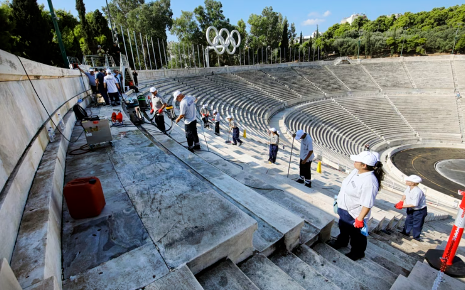 Τον γύρο του κόσμου η είδηση για τις εργασίες που γίνονται στο Καλλιμάρμαρο με χορηγία του Βαγγέλη Μαρινάκη (pics)