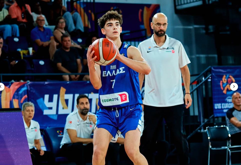 Σλοβενία – Ελλάδα 78-83: Σπανούλης και Μοναμά έστειλαν την Ελλάδα στα προημιτελικά του Ευρωμπάσκετ U16
