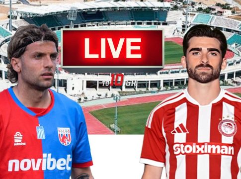 LIVE: Βόλος – Ολυμπιακός